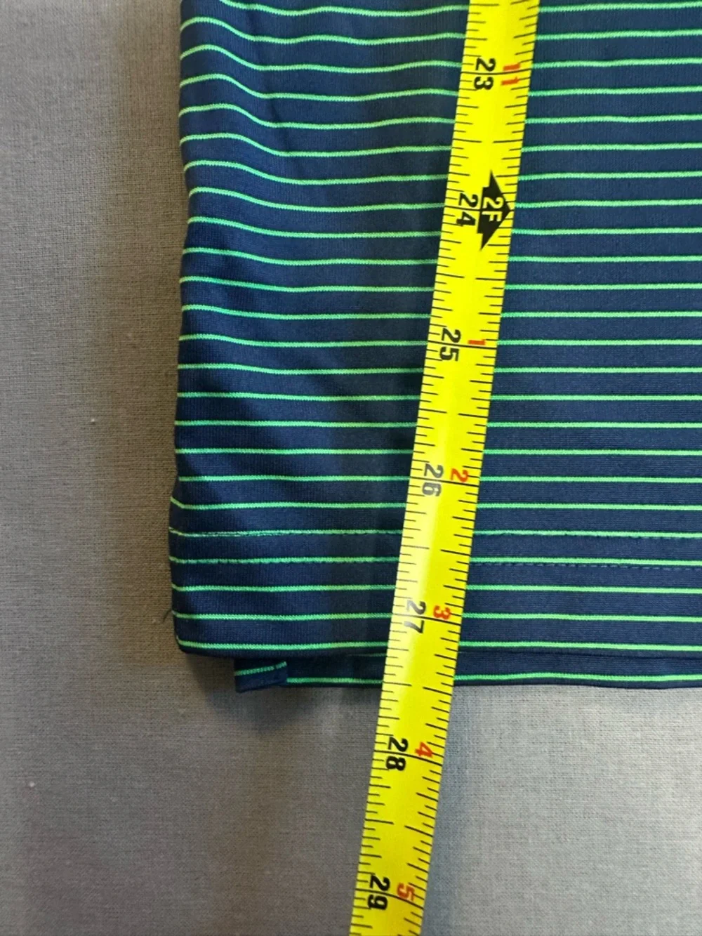 adidas Blue‎ & Green Thin-Striped Men’s Polo